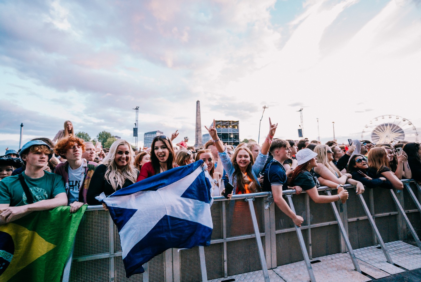 Fans at barricade at TRNSMT 