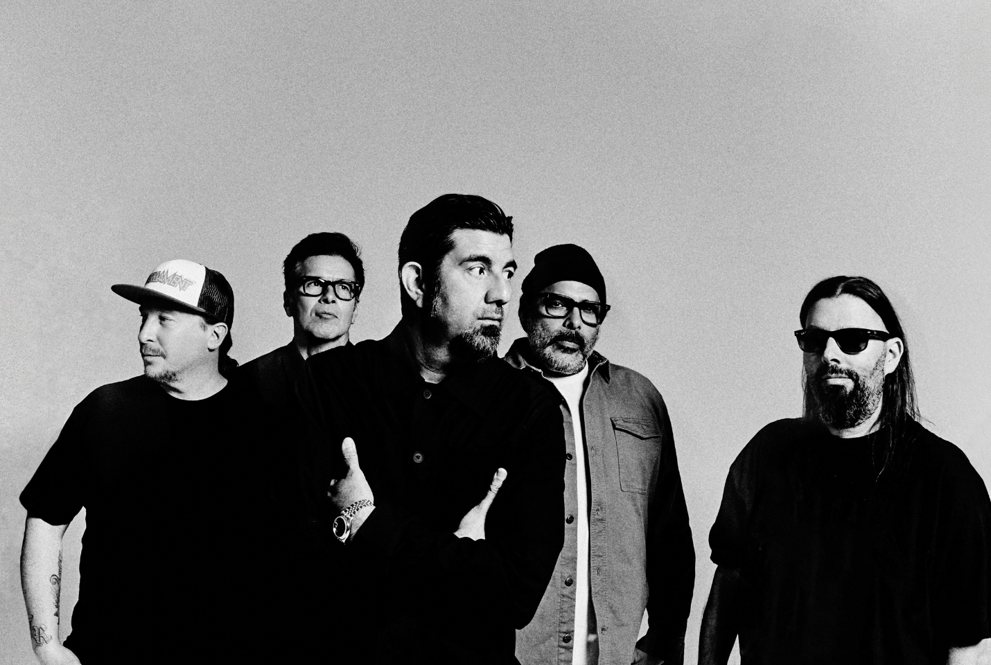 Deftones - black and white image 