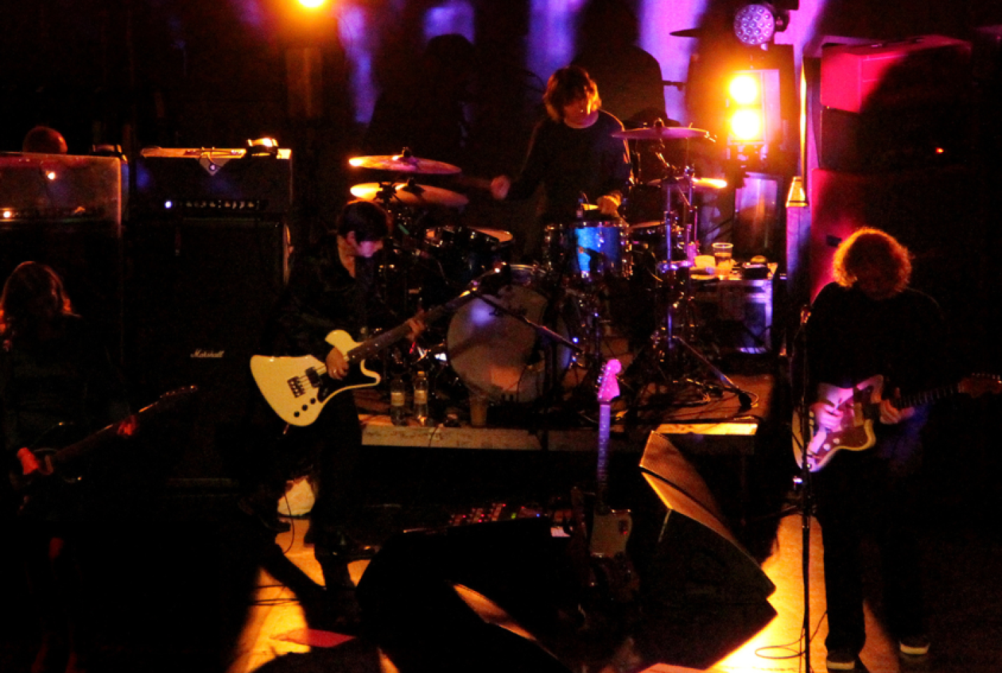 My Bloody Valentine performing on stage 