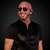 Man in black shirt and black sunglasses