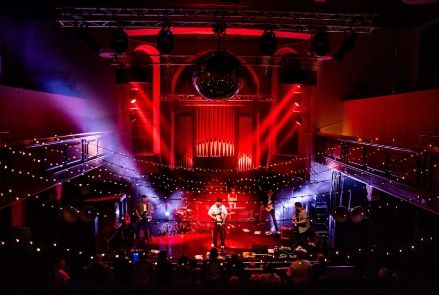 The Painting performing on stage.